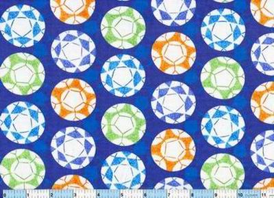 Soccer Balls 1yd 24" Flannel